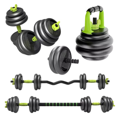 40kg 6-in-1 Adjustable Dumbbell and Kettlebell — Compact Multi-Tool