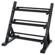 Dumbbell Rack 3 Tier — 1100lbs Commercial Steel, Angled Ergonomic Design