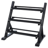 Dumbbell Rack 3 Tier — 1100lbs Commercial Steel, Angled Ergonomic Design