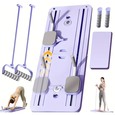 Foldable Pilates Board Reformer — 4-in-1, Adjustable Resistance