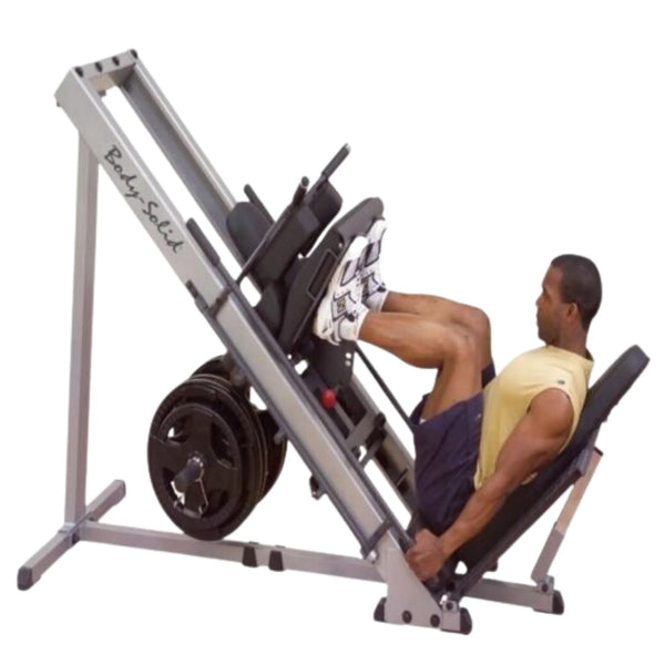 Leg Press & Hack Squat Machine — Plate Loaded