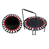 Mini Trampoline — 36" Diameter, Spring Resistance, Low-Impact Cardio