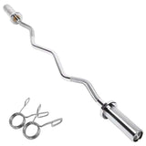 Olympic Bar 1.2m | 28mm Diameter, 300lb Capacity, 47-Inch Short Bar