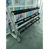 3 Tier Dumbbell Rack | Commercial Grade, Curved Cradles, Space-Saving