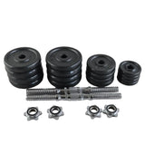30kg Dumbbell Set with Connector & Carrier Case - Converts to Barbell
