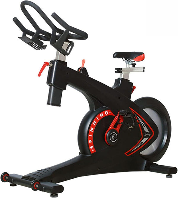 Belt-drive spin bike