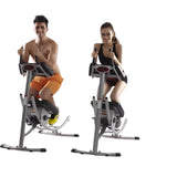 Ab Coaster & Ab Glider — Bottom-Up Motion, Swivel Seat, Steel Rails