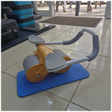 Automatic Rebound Ab Roller | 5-Layer Anti-Slip Wheel, Spring Return