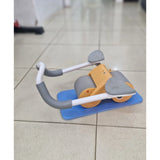 Automatic Rebound Ab Roller | 5-Layer Anti-Slip Wheel, Spring Return