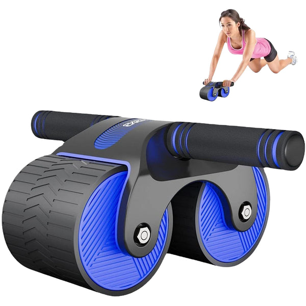 Automatic Rebound Ab Wheel — Spring-Assisted Return, Core Trainer