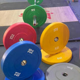 Olympic Bumper Plates — Virgin Rubber, Steel Insert, 5kg to 25kg Pairs