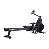 Commercial Air Rower — 10-Level Resistance, Nickel-Chain, Adjustable Footrests