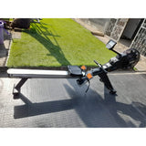 Commercial Air Rower — 10-Level Resistance, Nickel-Chain, Adjustable Footrests