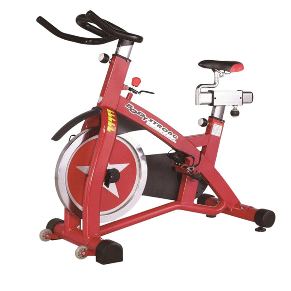 Body Strong Commercial Spin Bike — 20kg Flywheel, 460mm, Chain Drive