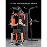 Comprehensive 3 Station Multi-Gym — 199kg Machine, 2000lbs Resistance