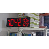 Digital Gym Clock | Red LED, Bluetooth Time Sync, Countdown Timer, Auto-Brightness