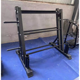 Dumbbell and Kettlebell Rack — 1100lb Capacity, Angled Tiers, Commercial Steel