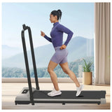 Foldable Walking Pad Mini Treadmill — 8 km/h, 100kg Capacity, Phone Holder