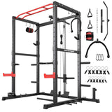 Full Power Rack Cage — 660kg Load, 238kg Frame, 2077x1648x2462mm