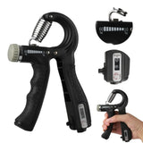Hand Grip Strengthener Pair — Adjustable Resistance, Smart Rep Counter