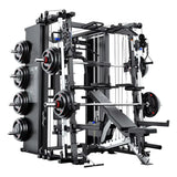 Integrated Cable Crossover — 2 x 50kg Stacks, 2000lbs Aircraft Cables