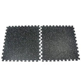 Interlocking Rubber Floor Mats — Extra-Thick, Heavy-Duty Gym Tiles