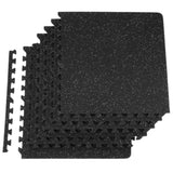 Interlocking Rubber Floor Mats — Extra-Thick, Heavy-Duty Gym Tiles