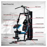 JX-DS913 Single Station Home Gym - 63kg Weight Stack, 10 Exercises