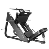 Commercial Leg Press & Hack Squat Machine — Quad-Track, DuraFirm Pads, 11-Gauge Frame