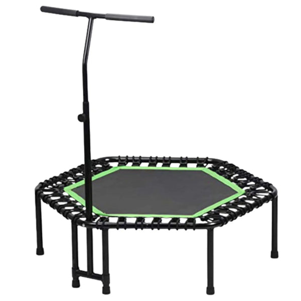 LivePro LP8250B Hexagonal Trampoline — Adjustable Handle, Foldable, Adults and Kids
