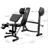 Multi-Functional Weight Bench — Foldable, Flat & Incline, 300kg Capacity