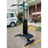 Multifunctional Bench with Pull-Up Bar and Dip Station — 8-in-1, 170kg, Foldable