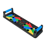 Multifunctional Push Up Board 14 in 1 — Colour Coded, Targets 4 Muscle Groups