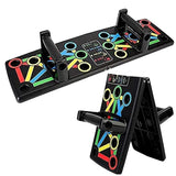 Multifunctional Push Up Board 14 in 1 — Colour Coded, Targets 4 Muscle Groups