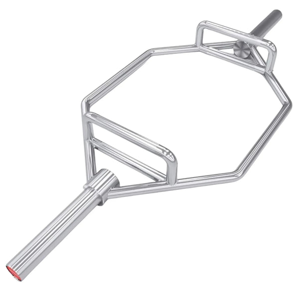 Olympic Hex Trap Bar | 800lb Capacity, Dual Handle Heights, Spring Clips