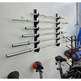 Olympic Bar 1.8m — Solid Steel, Knurled Grip, 50mm Plate Bore, Spring Collars