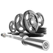Rubber Coated Tri-Grip Olympic Weight Plates — 50mm Bore, Noise Reducing