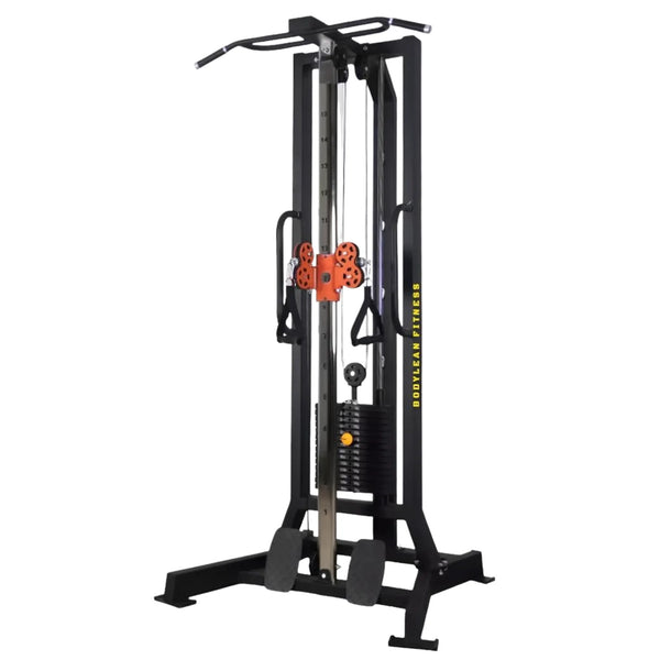 Single Cable Crossover — 100kg Weight Stack, Chin-Up Bar, Commercial Frame