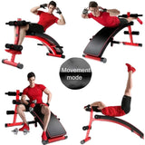 Sit-Up Bench | Adjustable Incline/Decline, Curved Ab Design