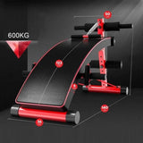 Sit-Up Bench | Adjustable Incline/Decline, Curved Ab Design