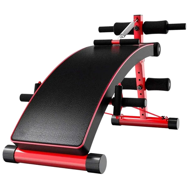 Sit-Up Bench | Adjustable Incline/Decline, Curved Ab Design