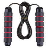 Skipping Jump Rope — Memory Foam Weighted Handles, PVC Steel Cable