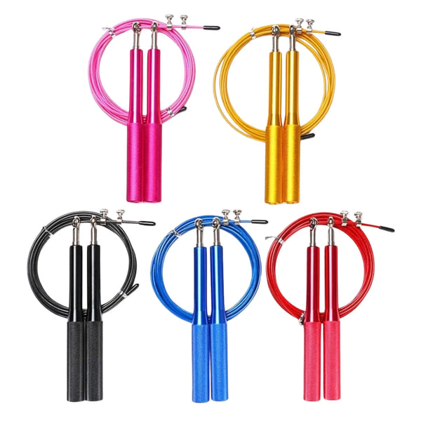Speed Rope Heavy-Duty — Aluminium Alloy Handles, 3m Steel Wire, Universal Bearing