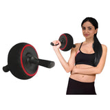 Speed-Up Ab Roller - Core Trainer with Automatic Rebound & Foam Grips