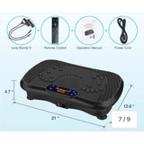 Vibration Plate — 3 Auto Programmes, Whole Body Toning, Remote Control