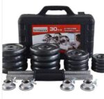 30KG Dumbbell Set with Connector & Carrier Case - Image 3