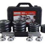 30KG Dumbbell Set with Connector & Carrier Case