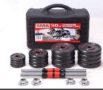 30KG Dumbbell Set with Connector & Carrier Case - Image 2