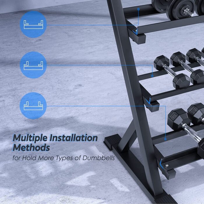 Dumbbell Rack 3 tier - Image 2