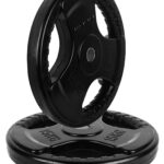 Rubber Coated Standard Weight Plate (Tri-Grip)